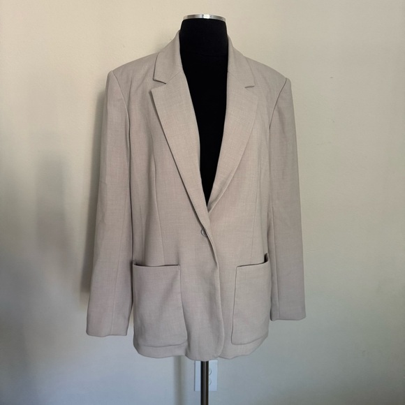 Abercrombie & Fitch Tan Blazer Size Small - Picture 2 of 10